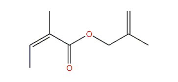 2-Methyl-2-propenyl (Z)-2-methyl-2-butenoate